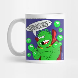 omicron persei 8 the invasion starts, mensaje desde lrrrr del planeta omicron por el covid Mug